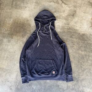 Iron and Resin Todos Santos Pullover Hooded Sweater NAVY Blue Men’s M USA